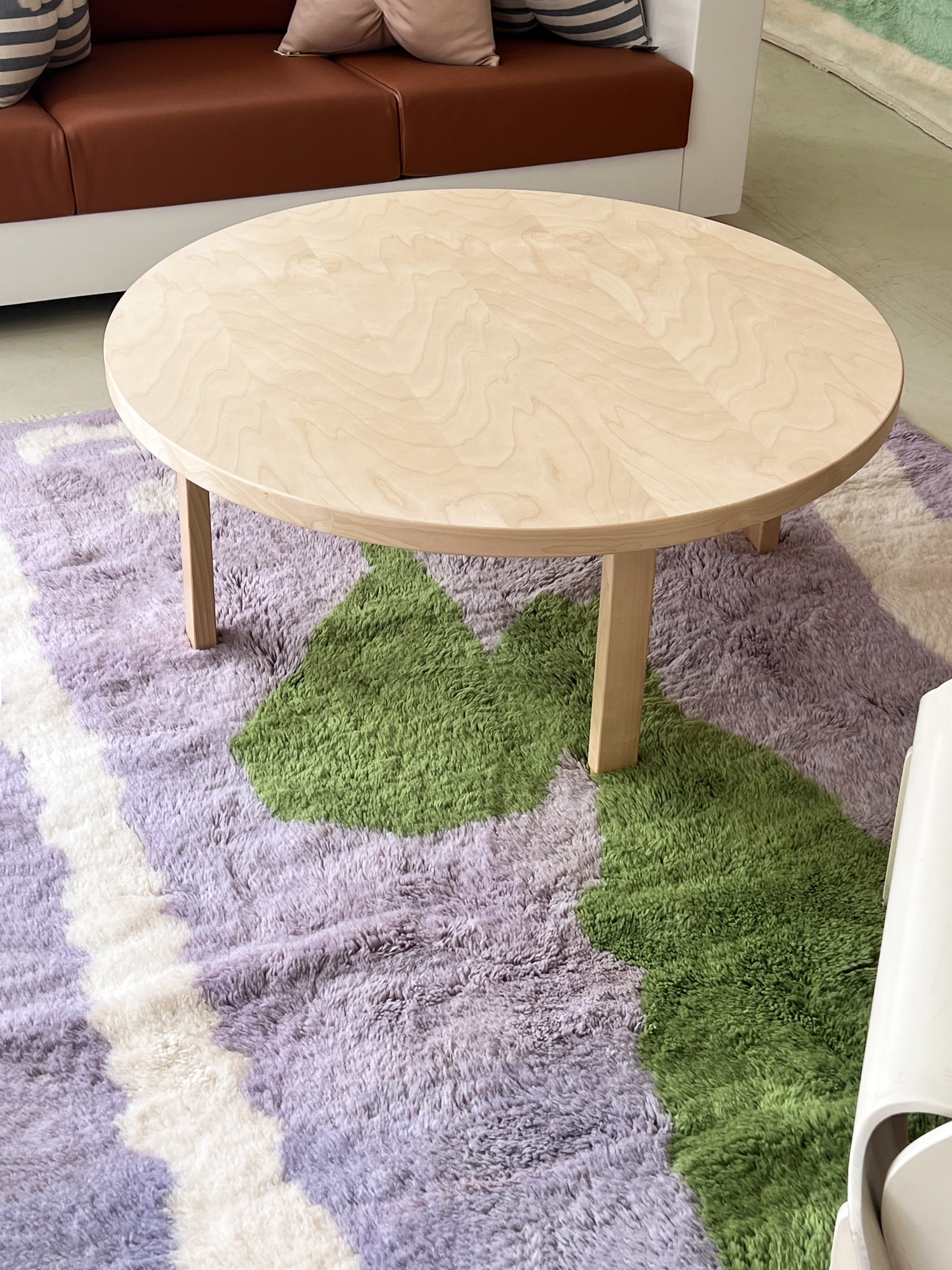 round birch coffee table, SAVE 19% 