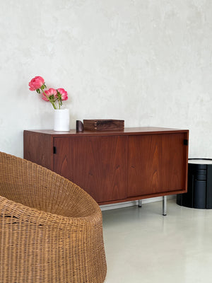 1970s Walnut Florence Knoll Credenza