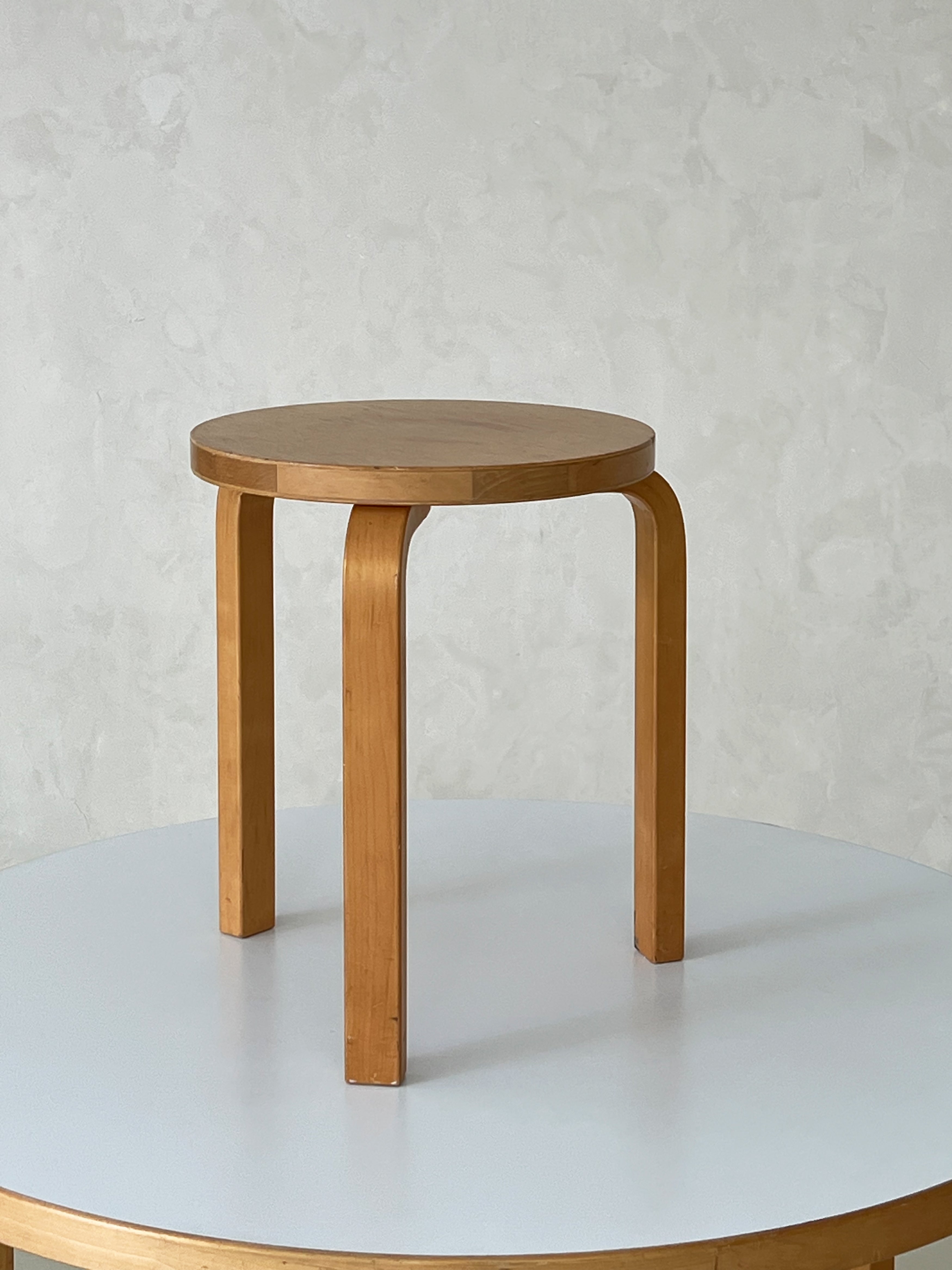 Vintage Stool 60 by Alvar Aalto