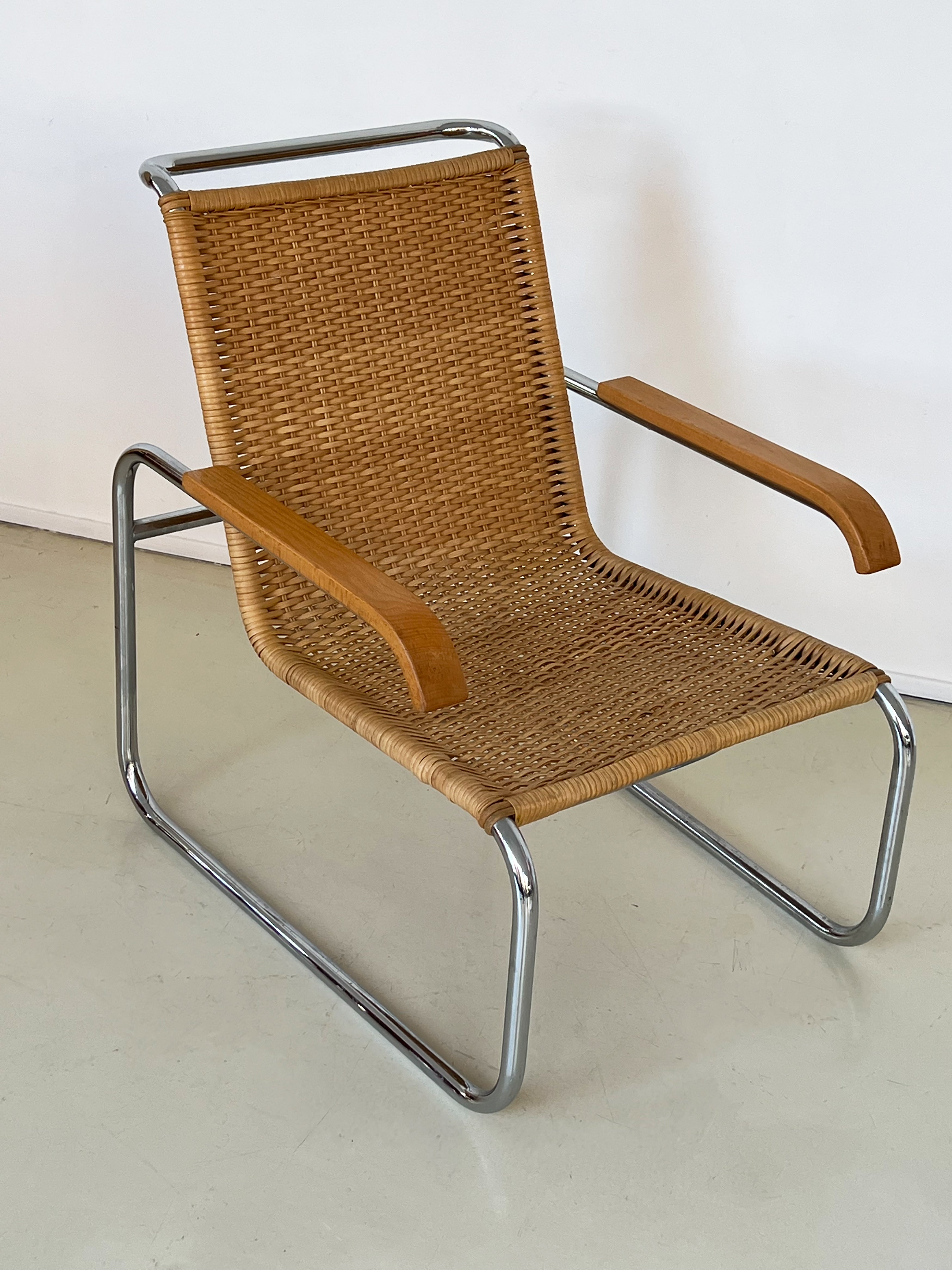 1970s Marcel Breuer B35 Rattan Arm Chair for ICF – Home Union NYC