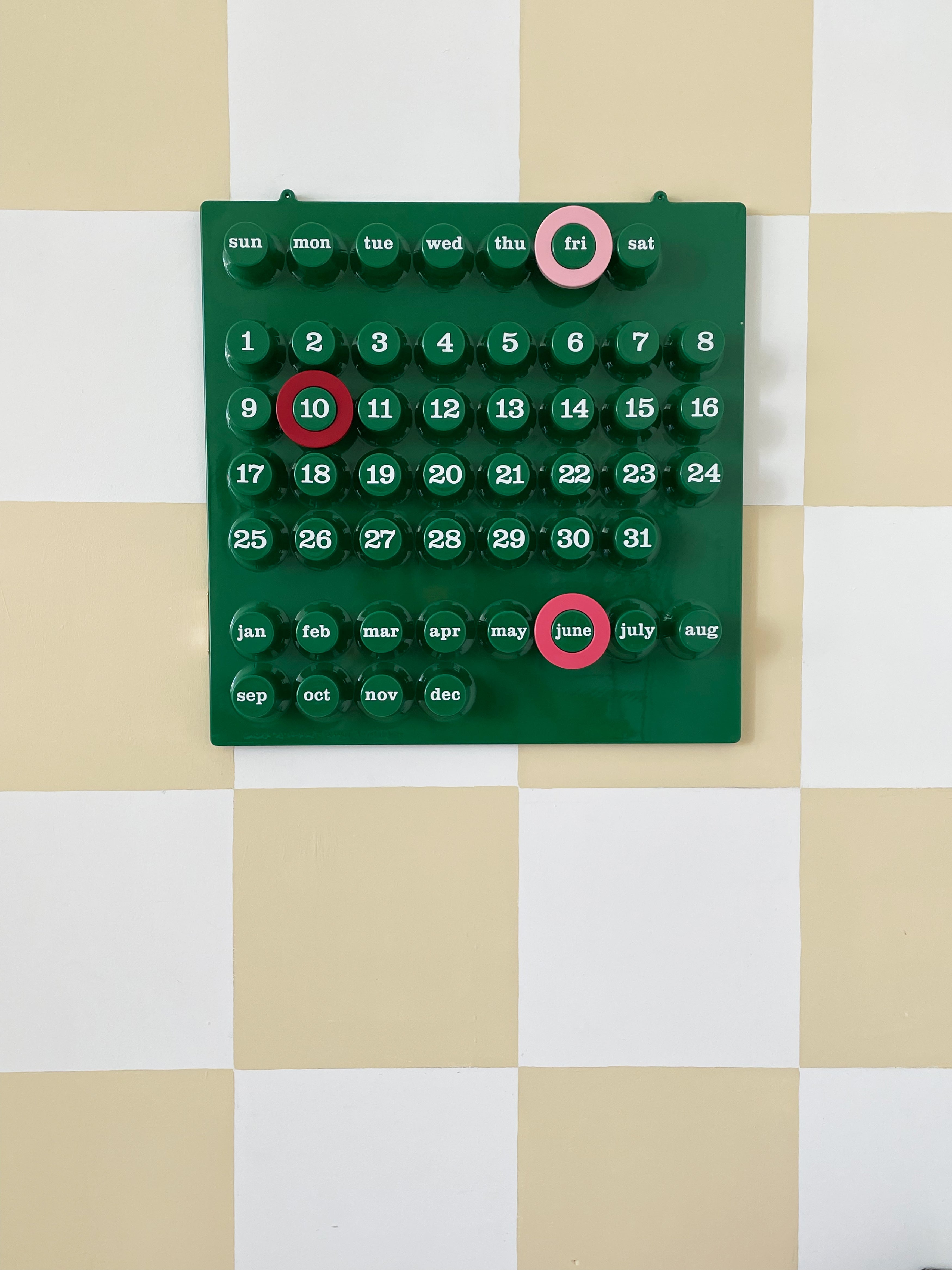 Perpetual Ring-A-Date Wall Calendar by Euroway / Extra Rings – Home Union NYC Perpetual Ring-A-Date Wall Calendar by Euroway / Extra Rings – Home Union NYC