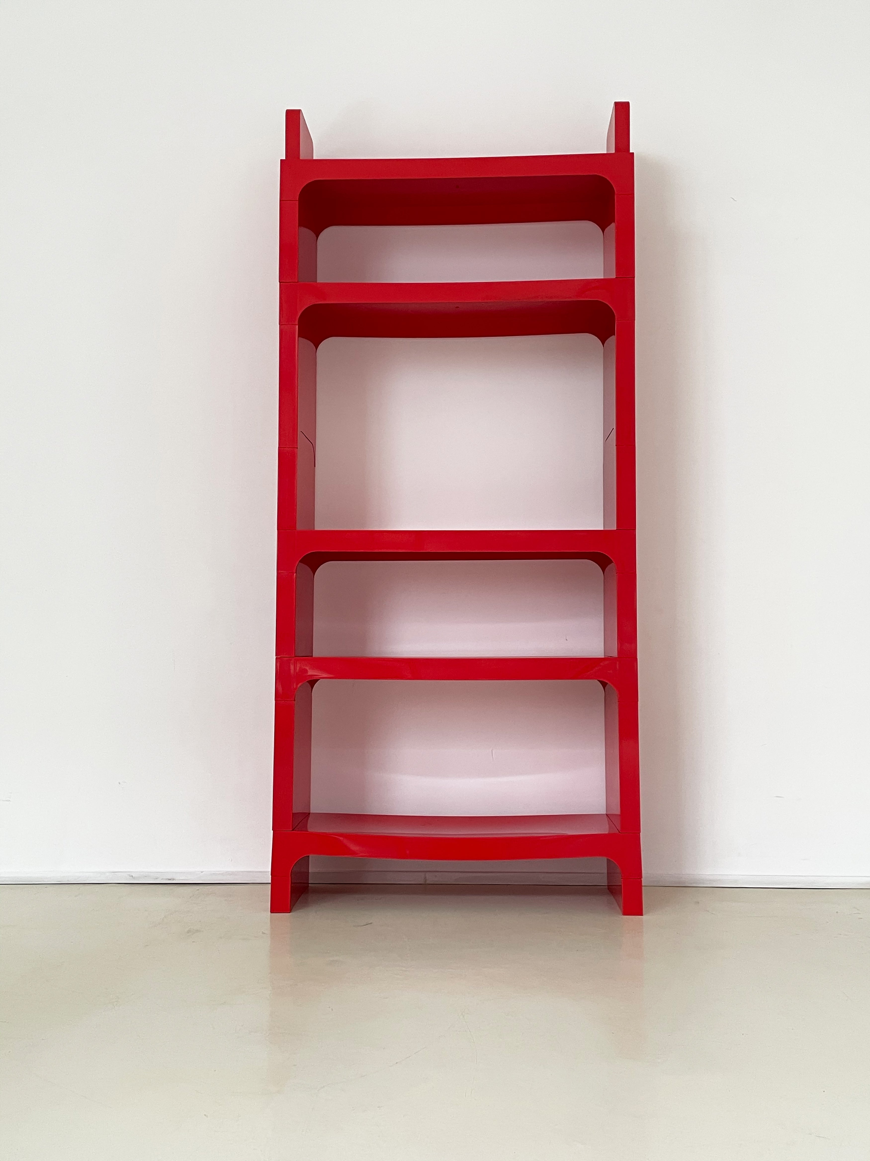 1970s Red Olaf Von Bohr Kartell Shelving Unit – Home Union NYC