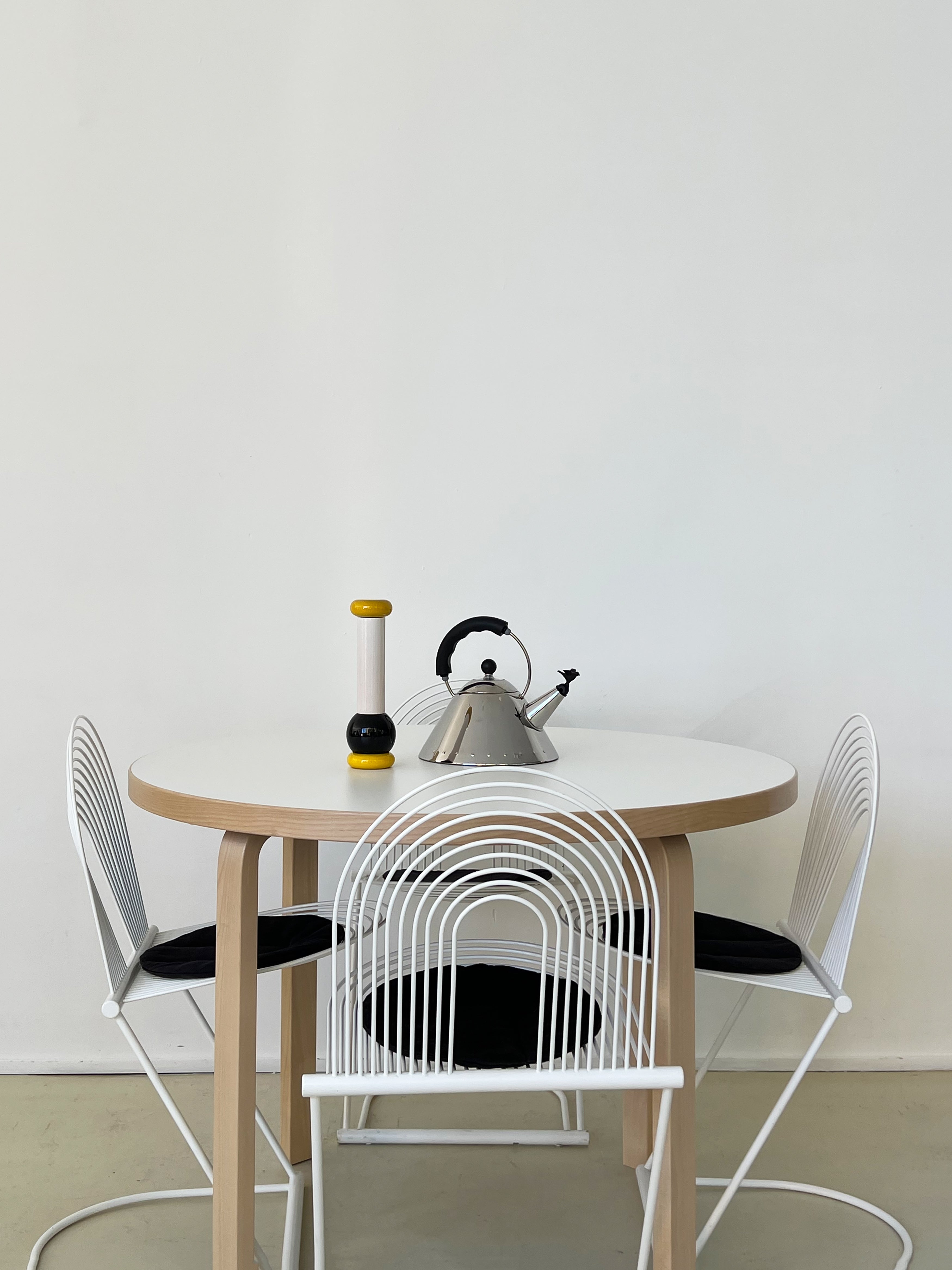 Set of 4 1980s Jutta + Herbert Ohl Stacking Swing Chair by