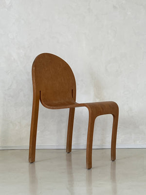 Vintage Peter Danko Bent Plywood Bodyform Chair