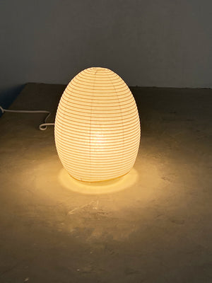 Japanese Rice Paper Egg Lamp by Shigeru Uchida