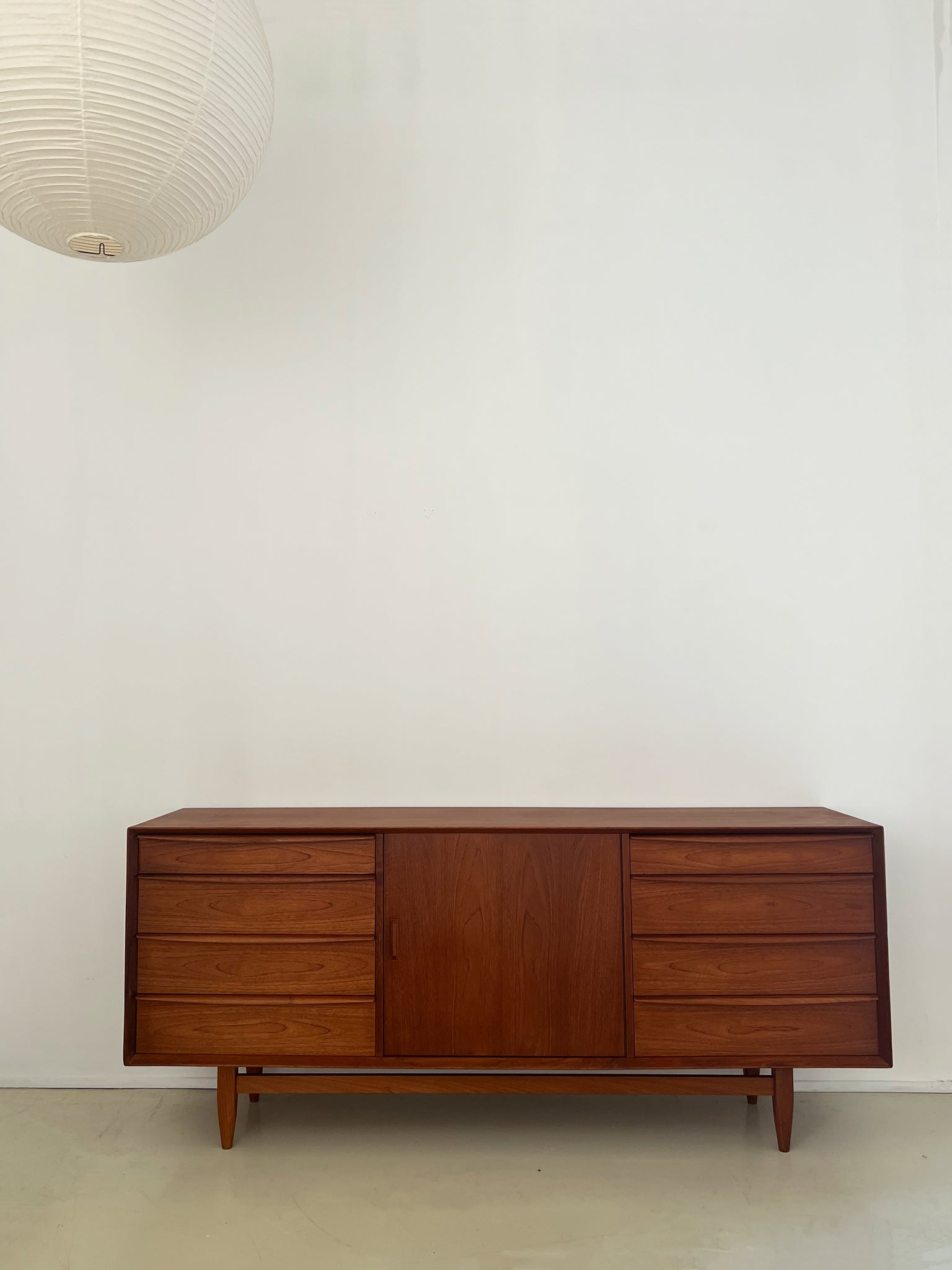 Danish Teak Mid Century Credenza by Svend Aage Madsen for Falster