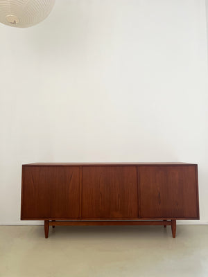 Danish Teak Mid Century Credenza by Svend Aage Madsen for Falster