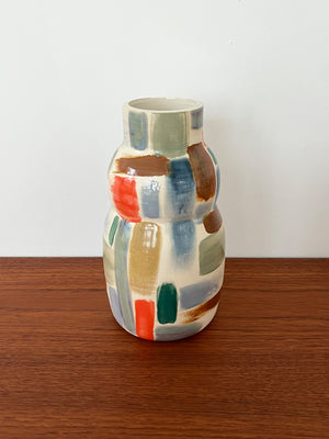 Femme Sole x Home Union Painted Gourd Stoneware Vase