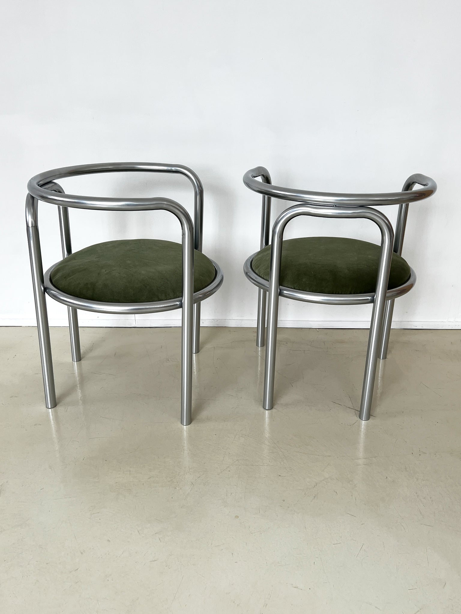 1960s Pair of "Locus Solus" Chairs by Gae Aulenti for Poltronova, Itlay