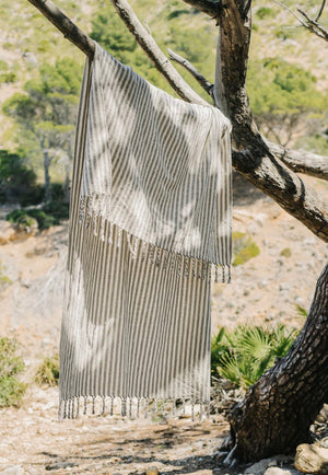 Natural Anatolia Handwoven Cotton/Linen Towels, More Colors
