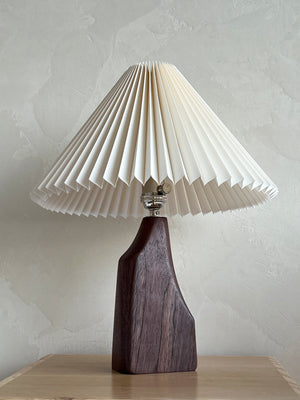 Solid Black Walnut Table Lamp, Home Union