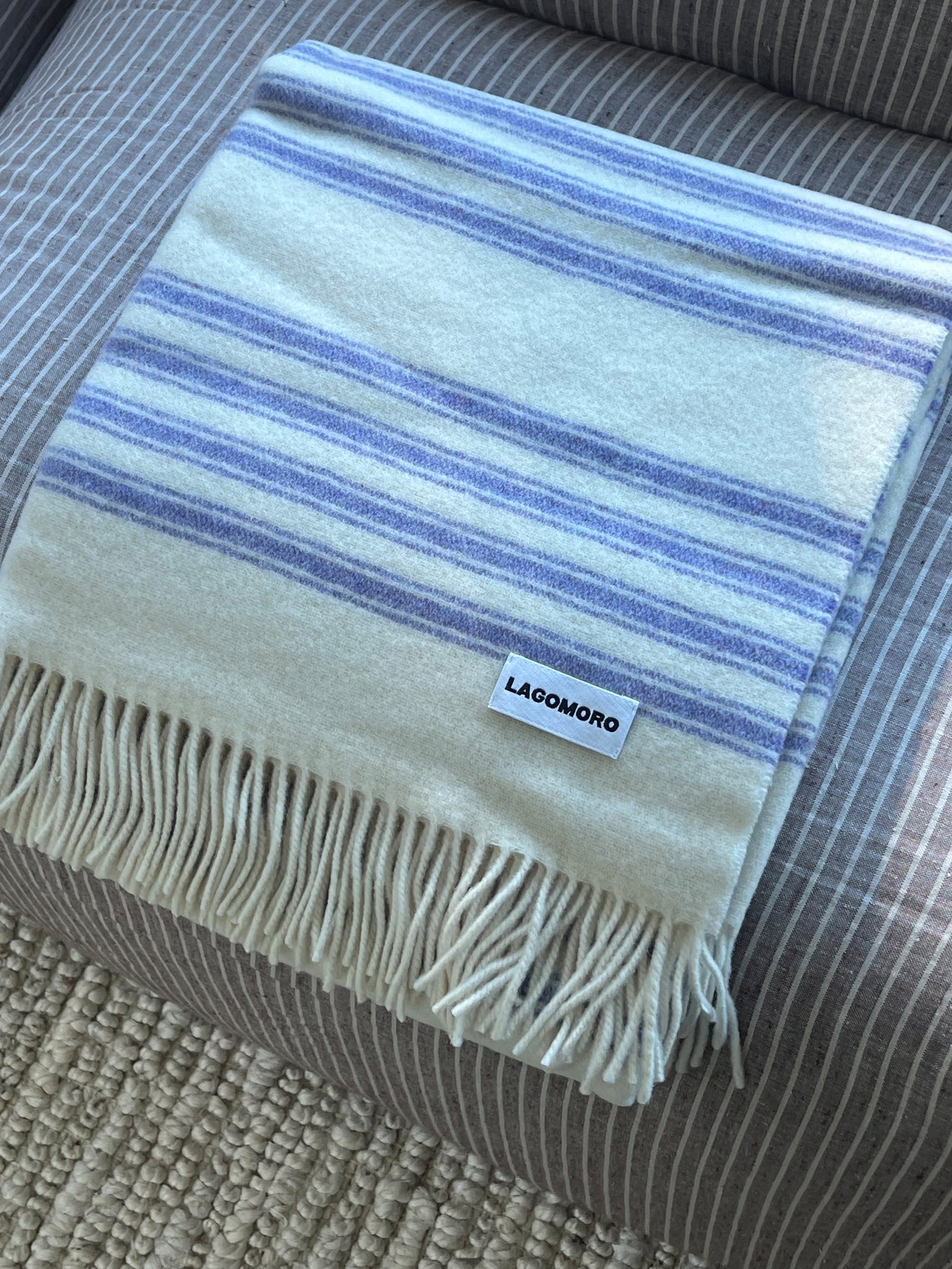 Pure Wool Italian Ziggy Blanket