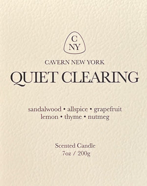 Cavern NY "Quiet Clearing Candle