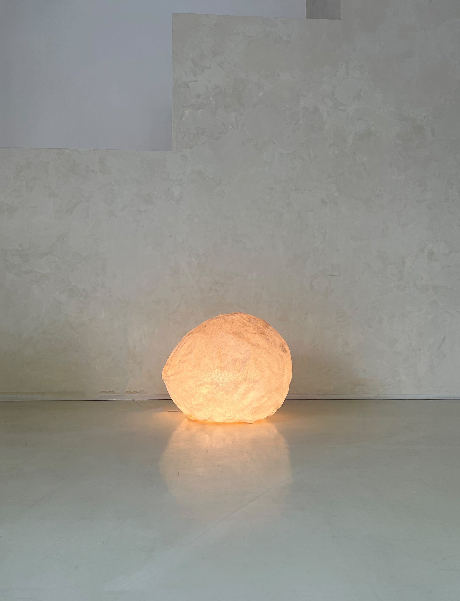 1970s "Dora" Moon Rock Lamp, by André Cazenave for Singleton, Italy