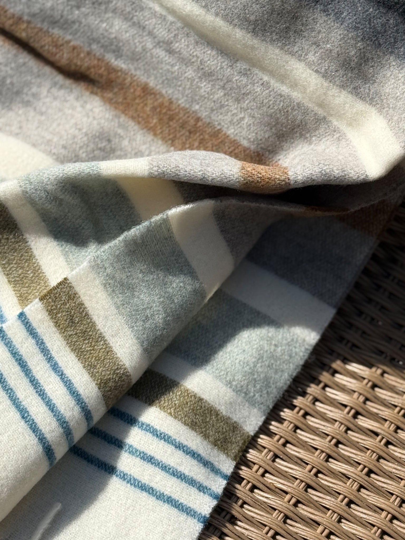 Milonga - Striped Wool Blanket Made in Italy