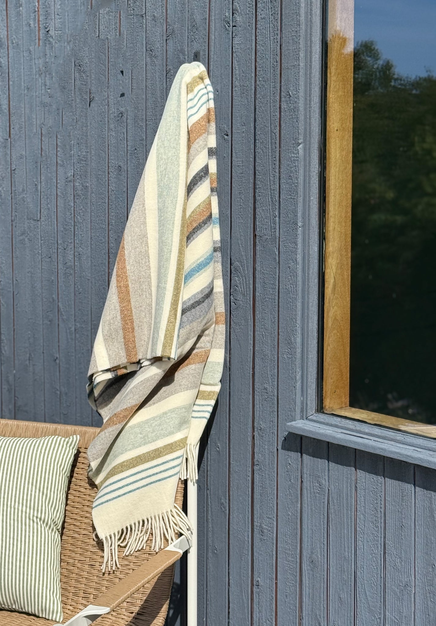 Milonga - Striped Wool Blanket Made in Italy