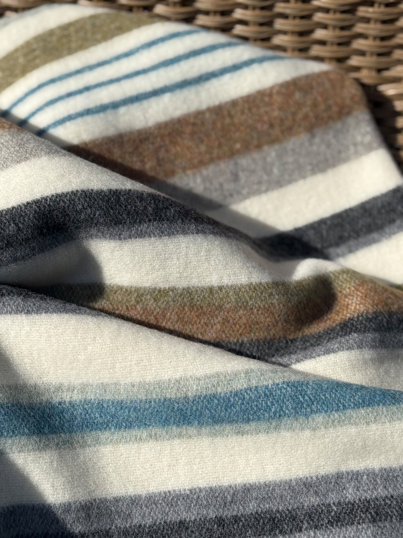 Milonga - Striped Wool Blanket Made in Italy