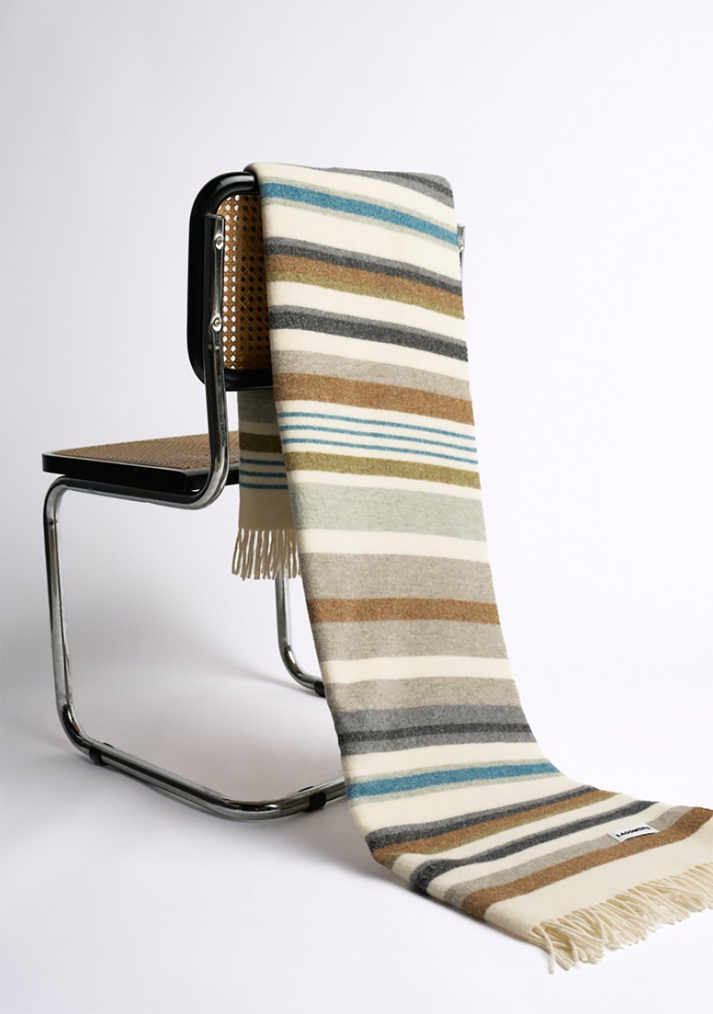 Milonga - Striped Wool Blanket Made in Italy
