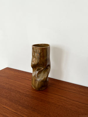 Femme Sole x Home Union Caramel Ceramic Twist Vase