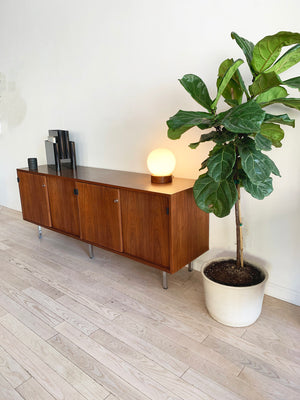 1980s Florence Knoll Walnut Credenza for IBM