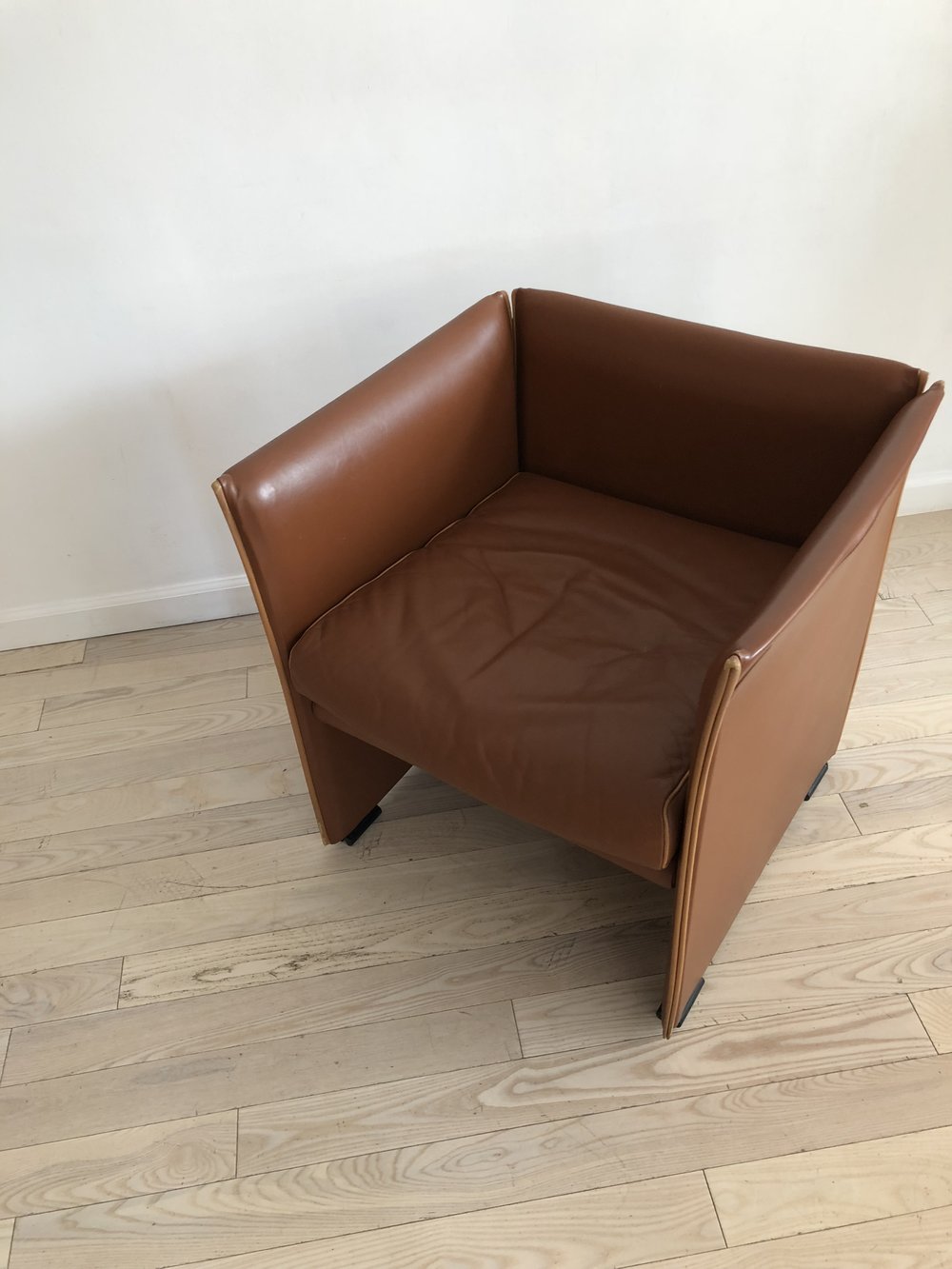 1976 Italian Leather Mario Bellini for Cassina Chair
