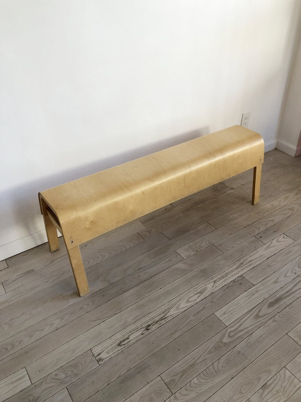 Vintage Bent Birch IKEA  Bench