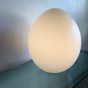 XXL 1970s Laurel Lamp Company Frosted Glass Egg Lamp