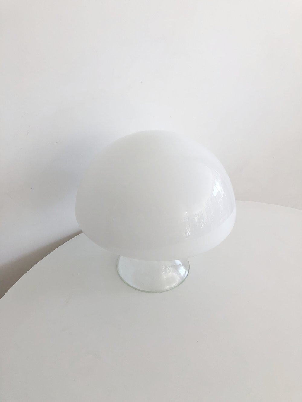 1970s Glass Mushroom Gino Vistosi for Murano Glass Table Lamp