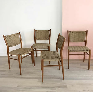 Mid Century Scandinavian Teak Bendt Winge Dining Chairs-4