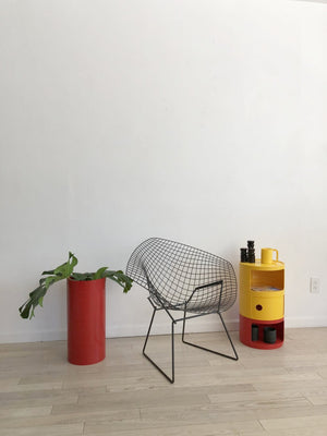 1970s Yellow and Red Plastic Componibili Unit Designed by Anna Castelli for Kartell