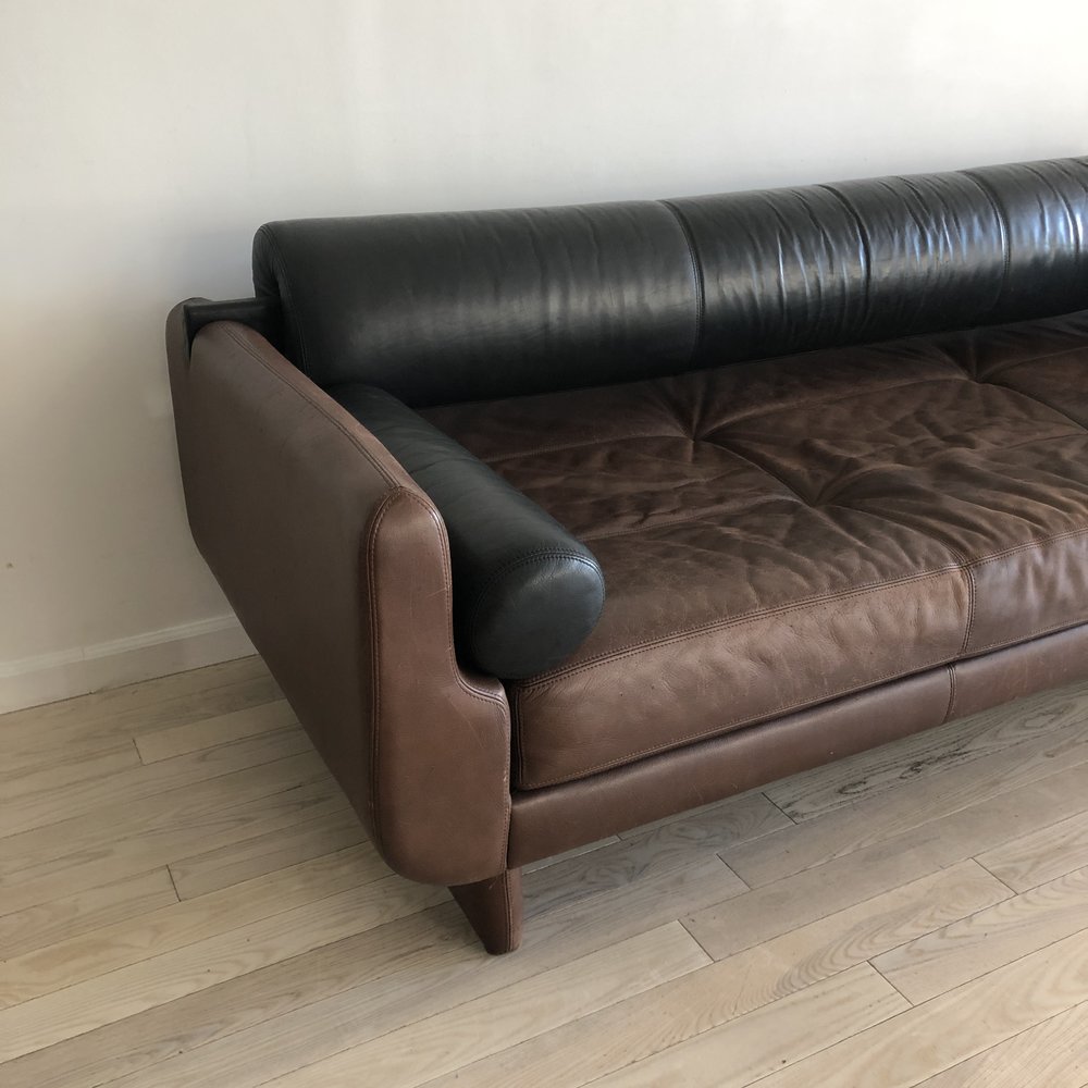 Vladimir Kagan 'Matinee' Sofa / Daybed in Leather