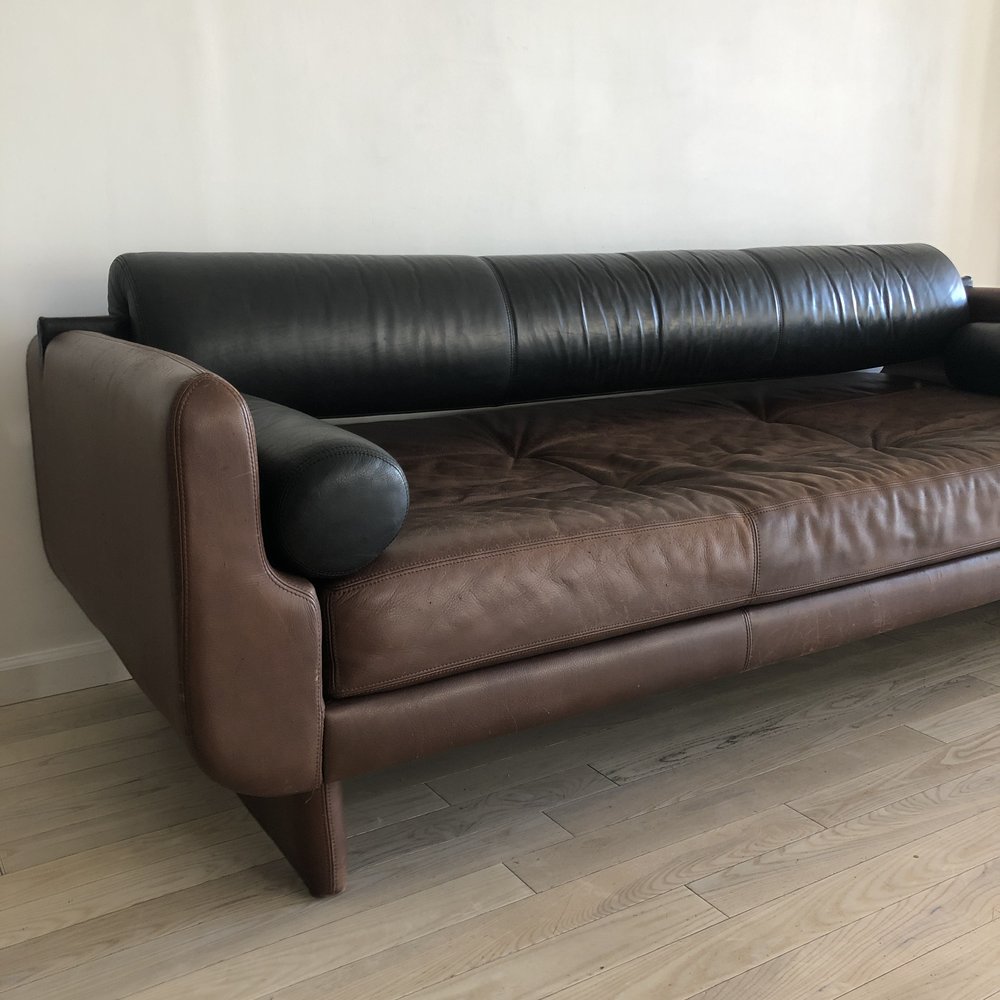 Vladimir Kagan 'Matinee' Sofa / Daybed in Leather