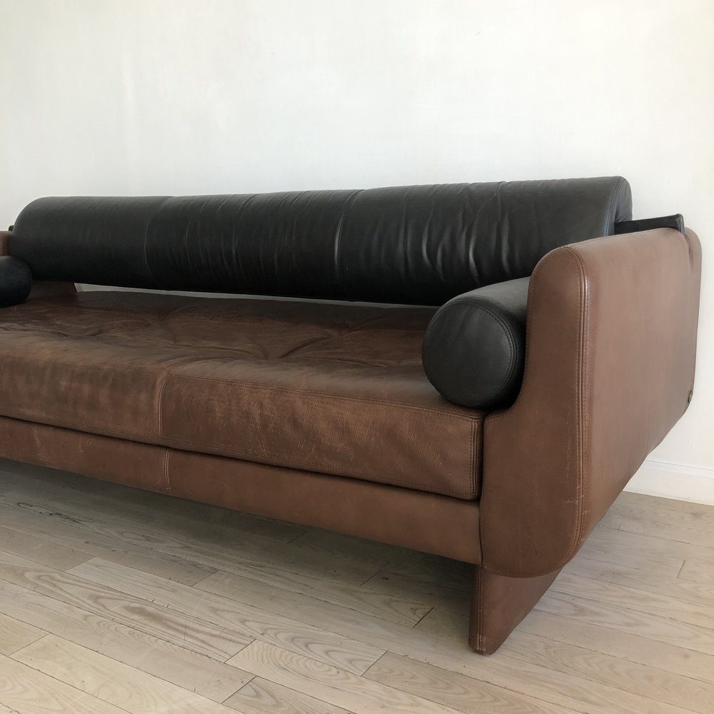 Vladimir Kagan 'Matinee' Sofa / Daybed in Leather