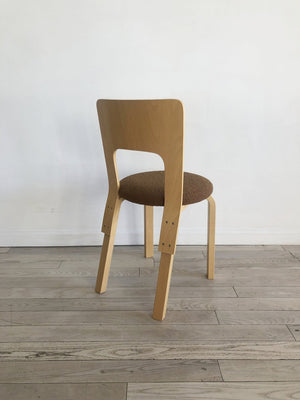 Vintage  Bent Beech Chair 66 By Alvar Aalto for Artek