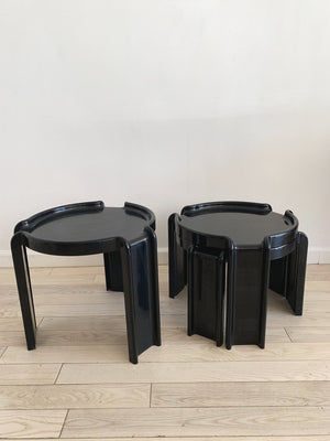 1970s Giotto Stoppino Stacking Tables by Kartell