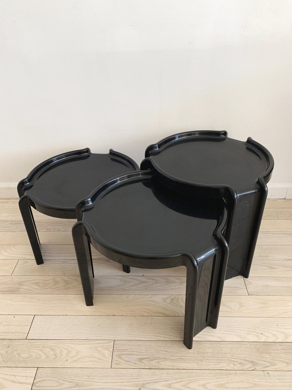 1970s Giotto Stoppino Stacking Tables by Kartell