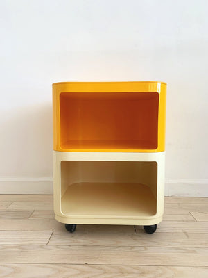 1970s Two-Tone Cart by Anna Castelli for Kartell