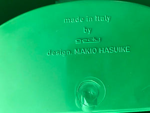 Space Age Kelly Green Plastic Italian Jewelry Box / Vanity