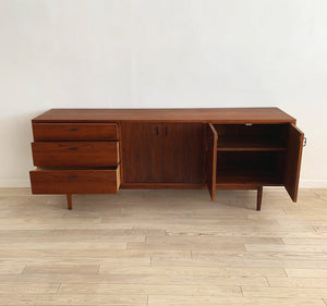 Mid Century Walnut Credenza By Founders
