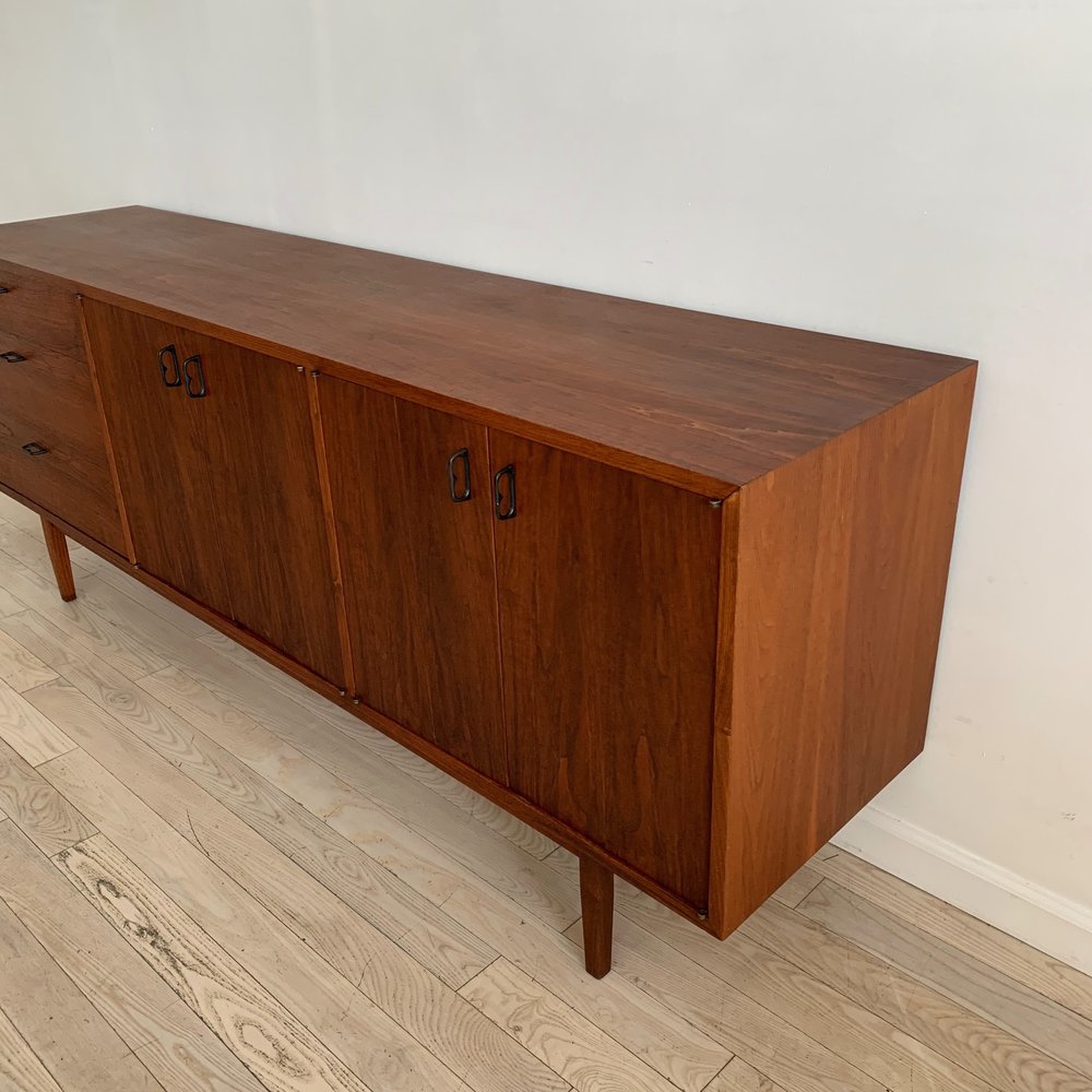 Mid Century Walnut Credenza By Founders