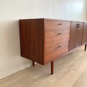 Mid Century Walnut Credenza By Founders