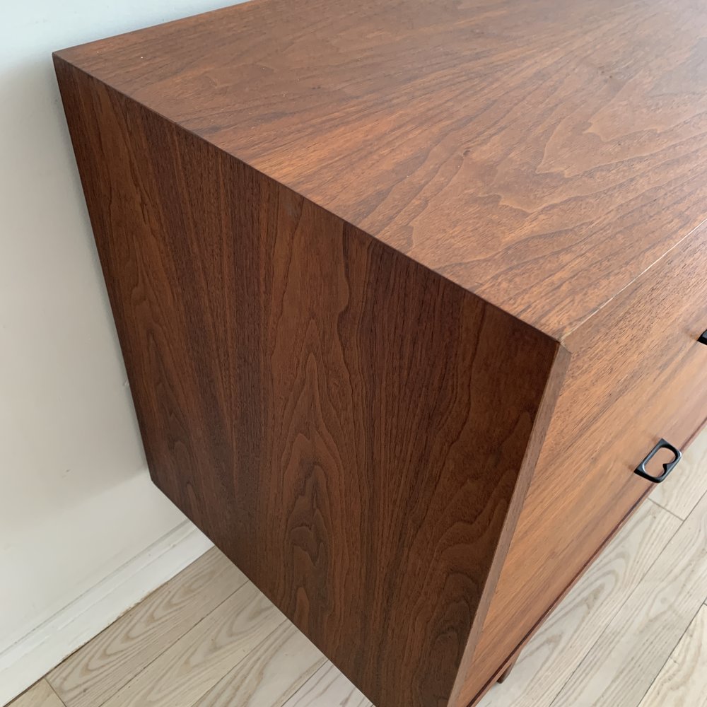 Mid Century Walnut Credenza By Founders