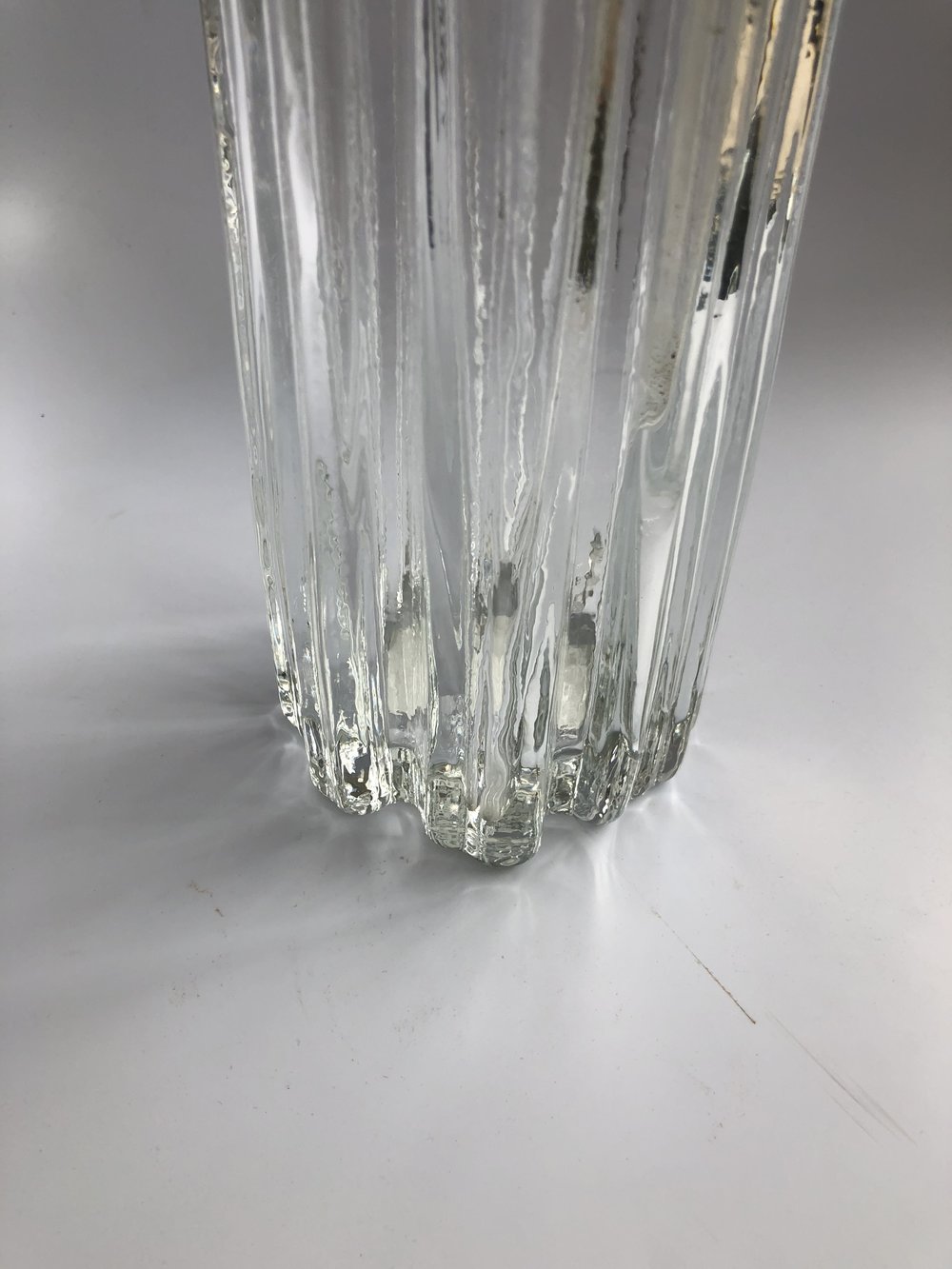 Iitala Glass Vase by Tapio Wirkkala Made in Finland