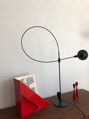 Post Modern "Sigla" Black adjustable Table Lamp by Rene Kemna For Sirrah