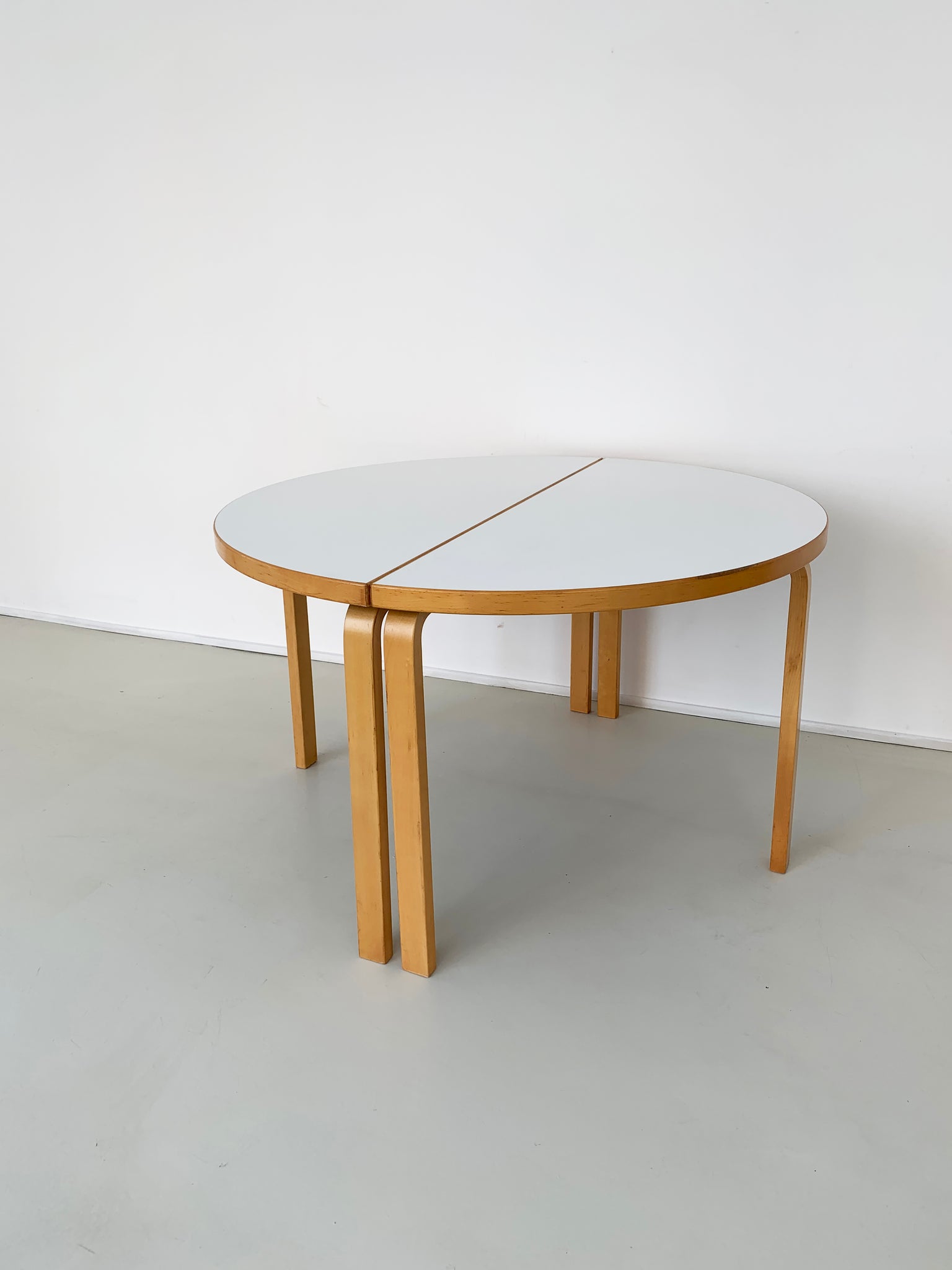 1970s Alvar Aalto Modular Dining Table Set by ICF