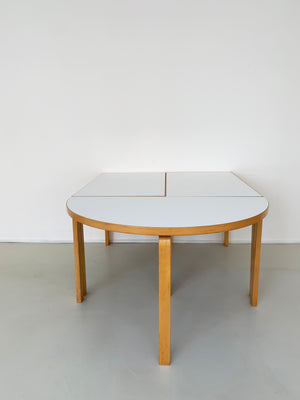 1970s Alvar Aalto Modular Dining Table Set by ICF