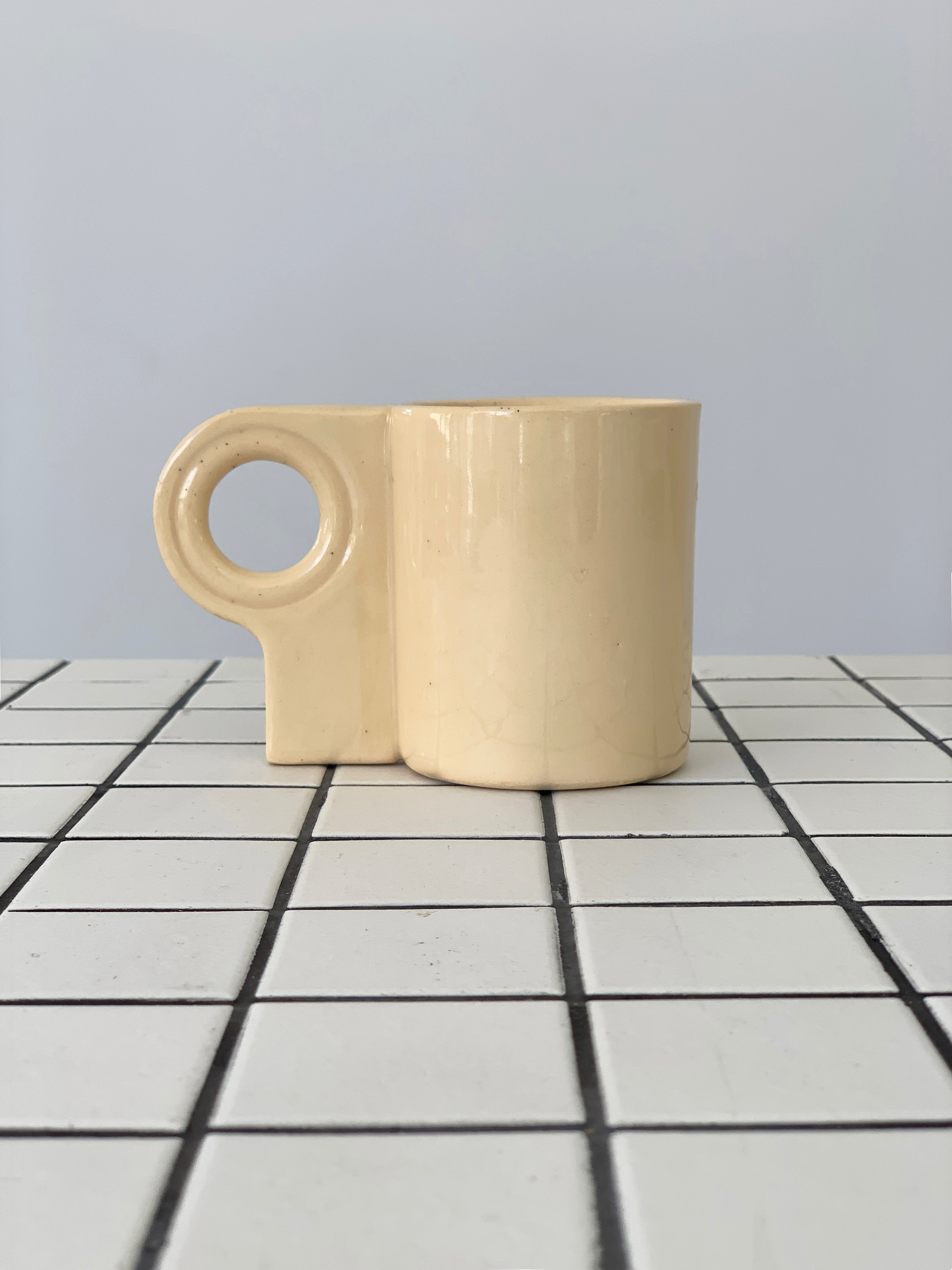 Pale Yellow Ceramic Mug Home Union NYC