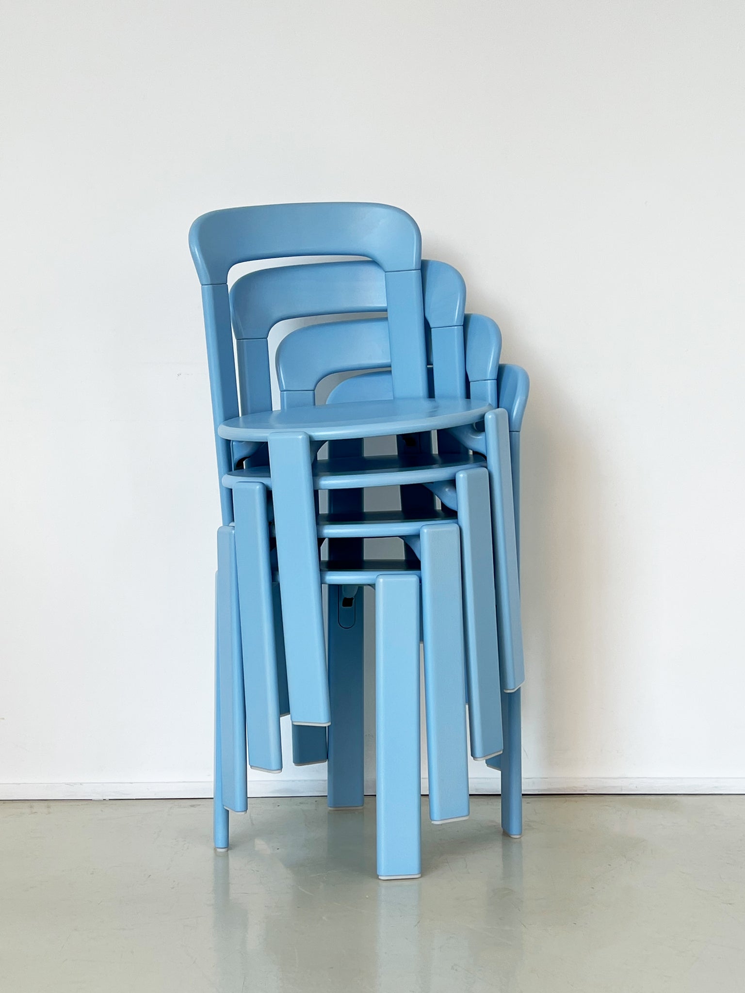 Baby Blue Bruno Rey "Rey" Chair by Dietiker
