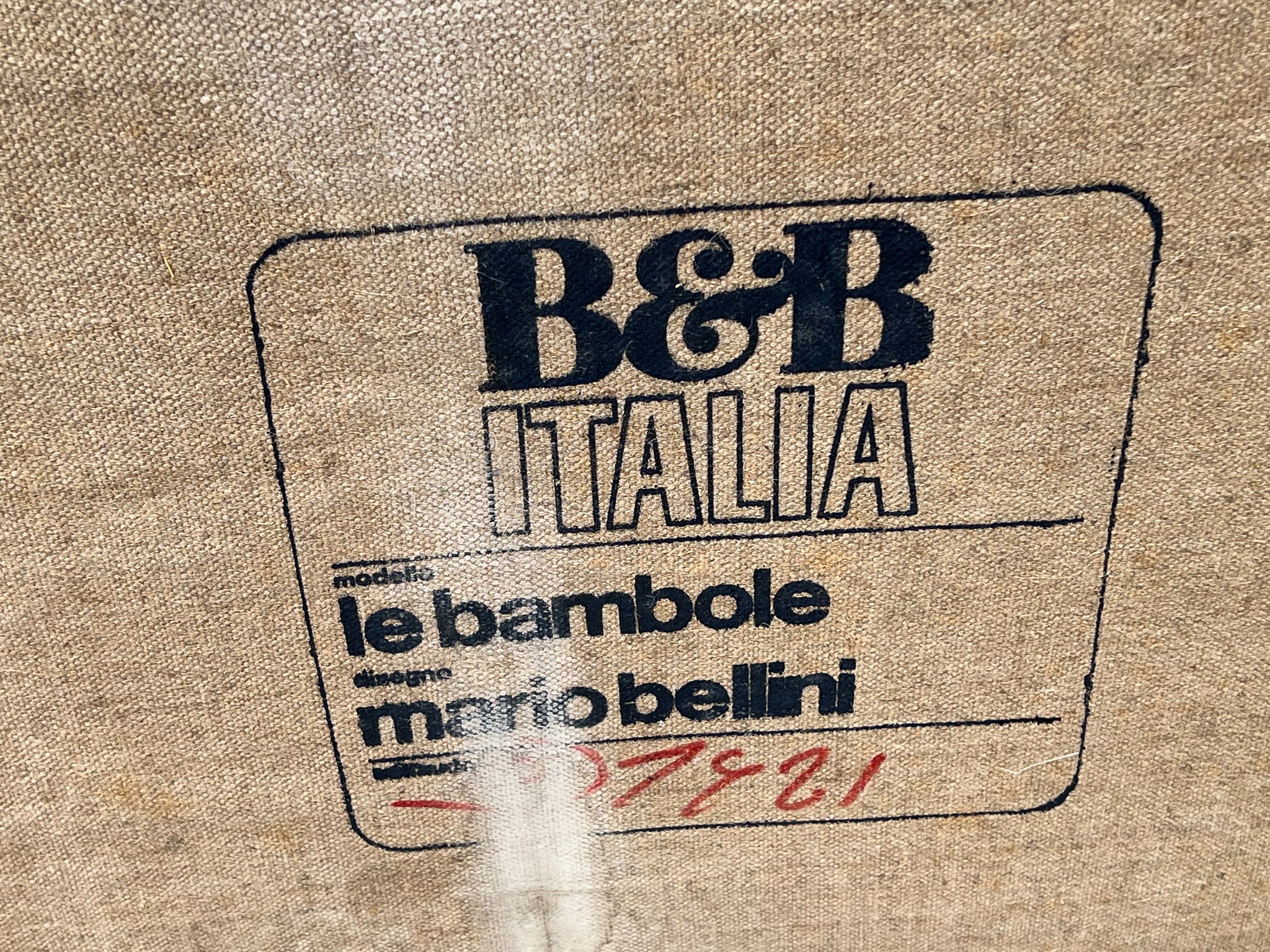 1972 Mario Bellini Leather Le Bambole Sofa for B&B Italia