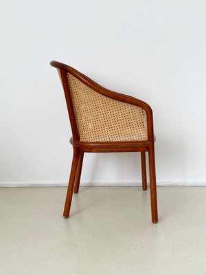 1970s Ward Bennett Cane Arm Chair